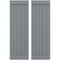 Ekena Millwork Americraft 5-Board Exterior Wood Joined Board-n-Batten Shutters w/ End Batten, ARW103BB518X34CHH, PR ARW103BB518X34CHH - alternate 1